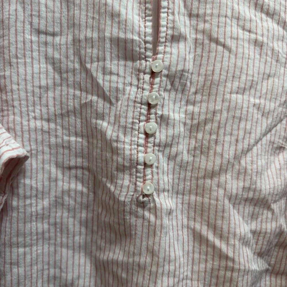 Liz Claiborne Striped Blouse with Bow Sleeves - Picture 3 of 5